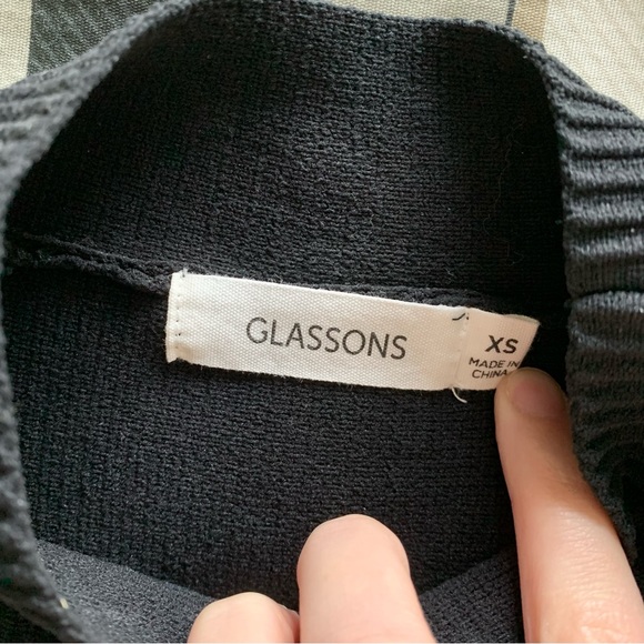 Glassons Mock Neck Ribbed Tank Top - Picture 2 of 5